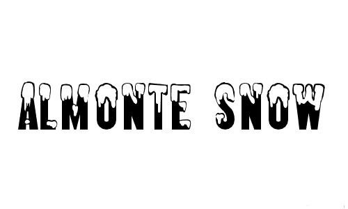 8-almonte-snowy-snow-free-fonts